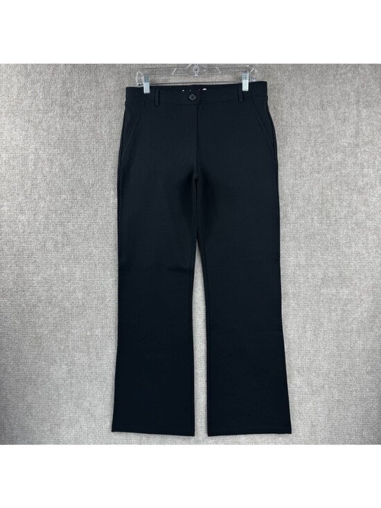Betabrand Pants - Betabrand Bootcut Classic Dress Pant Yoga Pant Large Black Ponte Knit Capsule